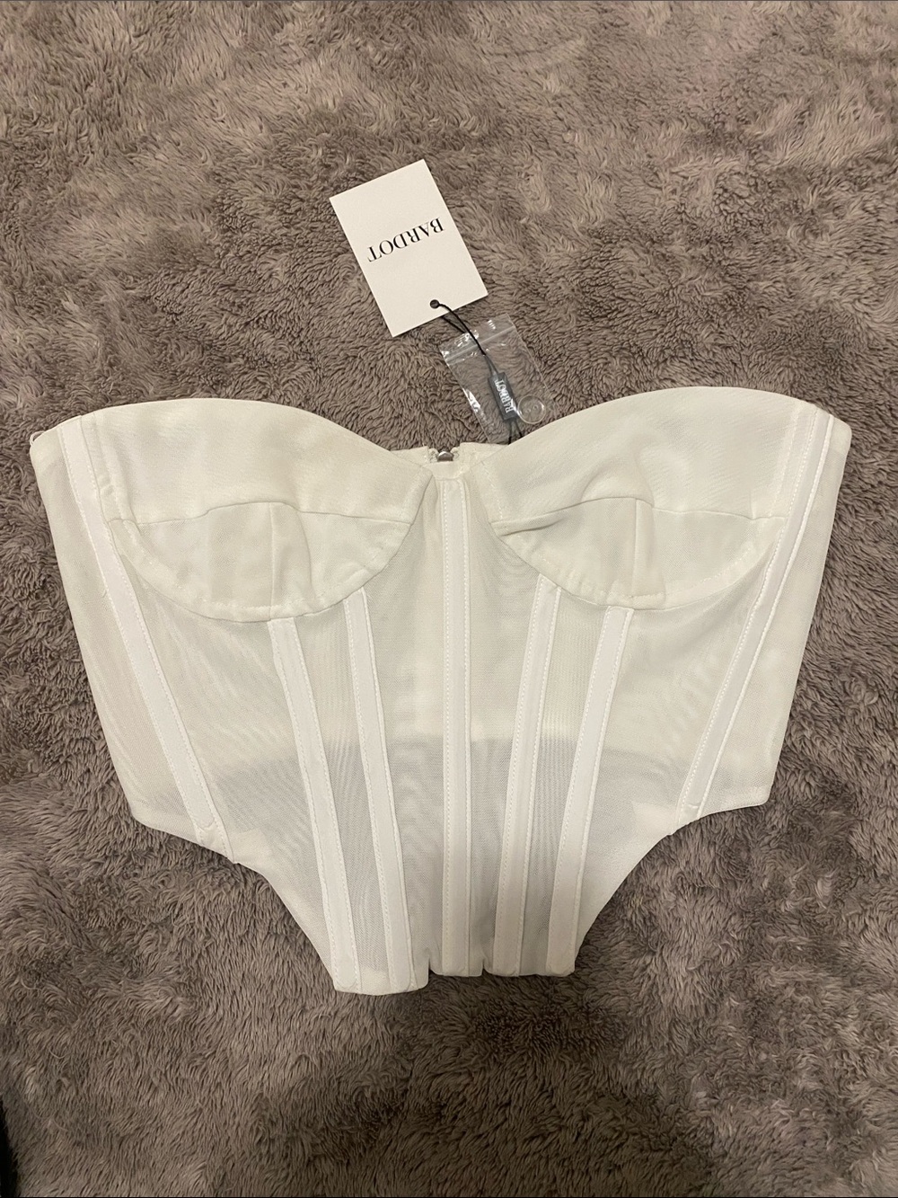 Bardot Bustier Top